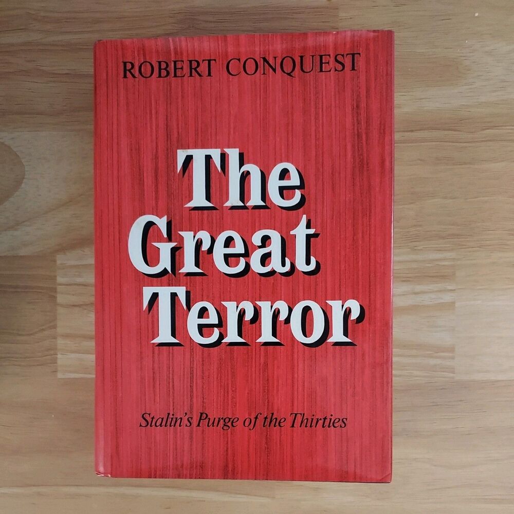 The Great Terror by Robert Conquest Vintage Hardcover 1969 Stalin's Purge of 30s